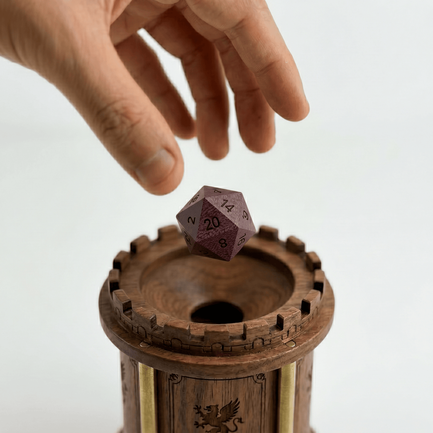 Geloho Dice Violet - Wood Dice Set