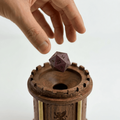 Geloho Dice Violet - Wood Dice Set