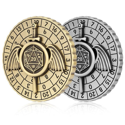 Geloho metal Winged Sword Dice Spinner