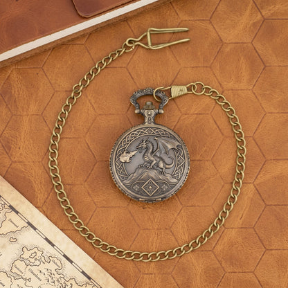 Geloho Wyrm’s Eye Fatekeeper Pocket Watch Dice Set