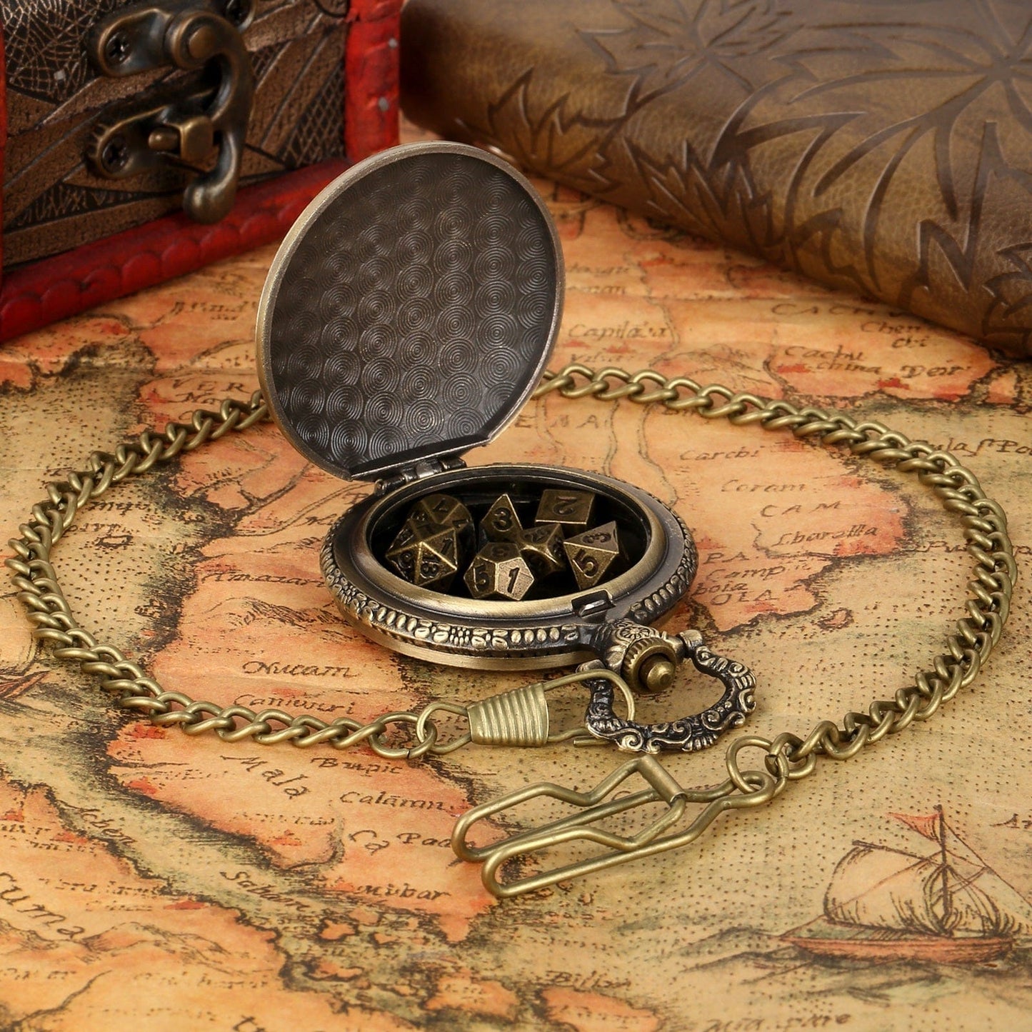 Geloho D20, Dragon Zodiac Pocket Watch Dice Set