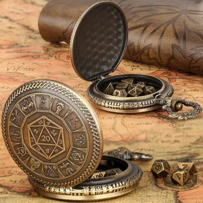 Geloho D20, Dragon Zodiac Pocket Watch Dice Set