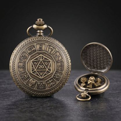 Geloho D20, Dragon Zodiac Pocket Watch Dice Set