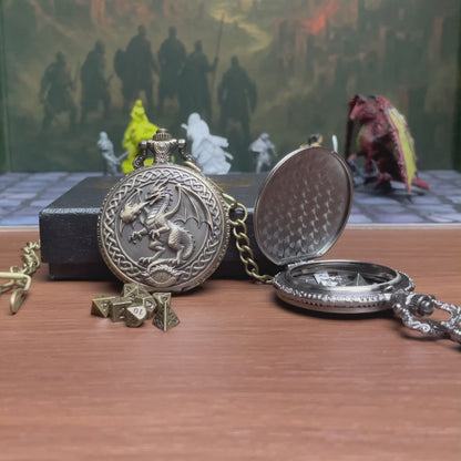Wyrm’s Eye Fatekeeper Pocket Watch Dice Set