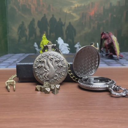 Hydra Pocket Watch Dice Set