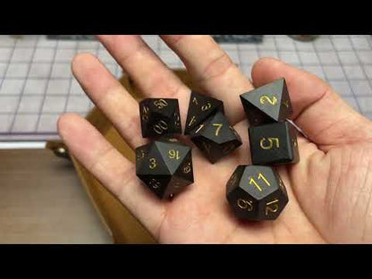African Blackwood - Wood Dice Set